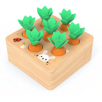 Montessori Carrots Blocks™- Educational Block Vegetable Garden