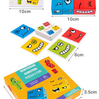 Montessori Monsters™- Wooden Cubes Puzzle